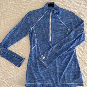 Under Armour Women's Blue Long Sleeve 3/4 Zip